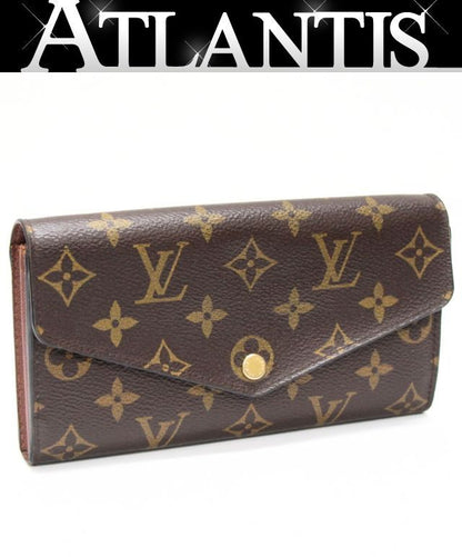 Louis Vuitton Monogram Wallet Brown Size ONE SIZE