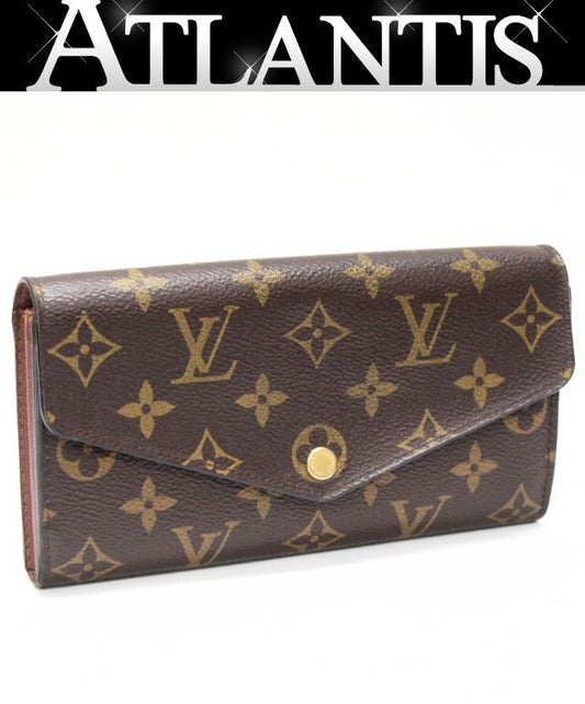 Louis Vuitton Monogram Wallet Brown Size ONE SIZE