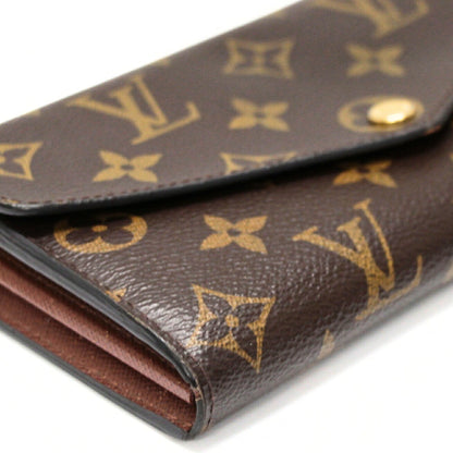 Louis Vuitton Monogram Wallet Brown Size ONE SIZE