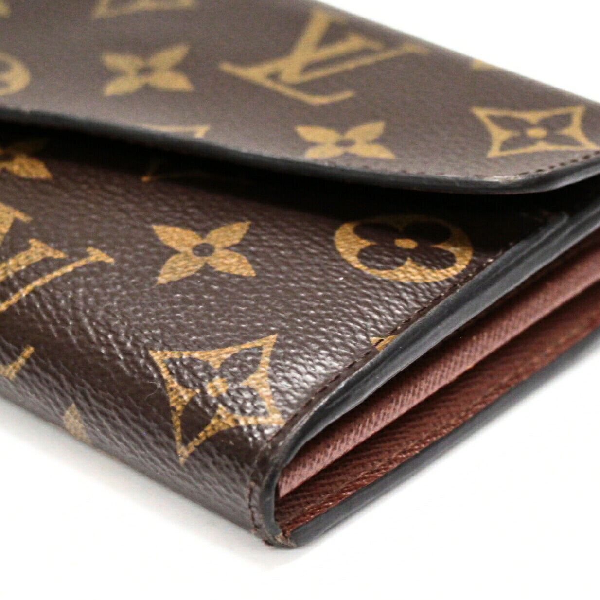 Louis Vuitton Monogram Wallet Brown Size ONE SIZE