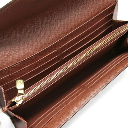 Louis Vuitton Monogram Wallet Brown Size ONE SIZE