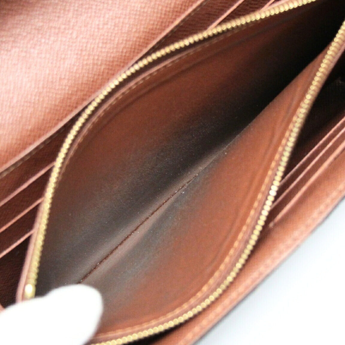 Louis Vuitton Monogram Wallet Brown Size ONE SIZE