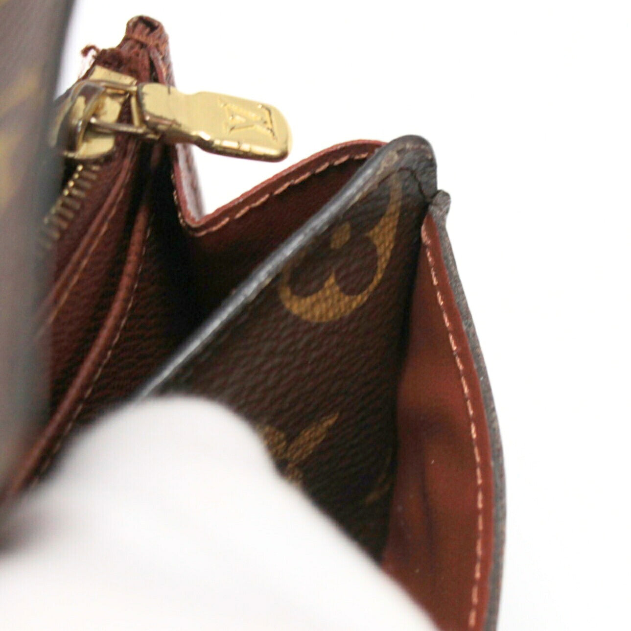 Louis Vuitton Monogram Wallet Brown Size ONE SIZE