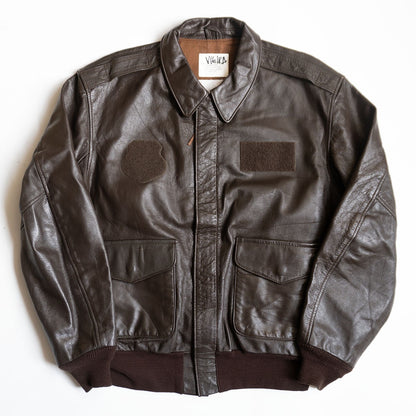 Avirex A-2 Leather Flight Jacket Size 44R