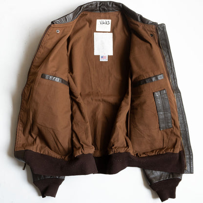 Avirex A-2 Leather Flight Jacket Size 44R