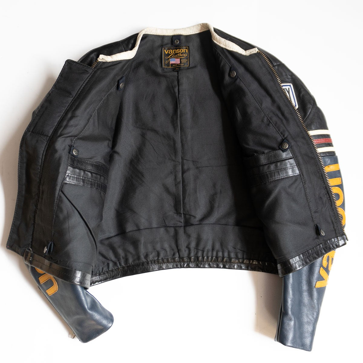 VANSON ONESTAR Biker Jacket Size 40