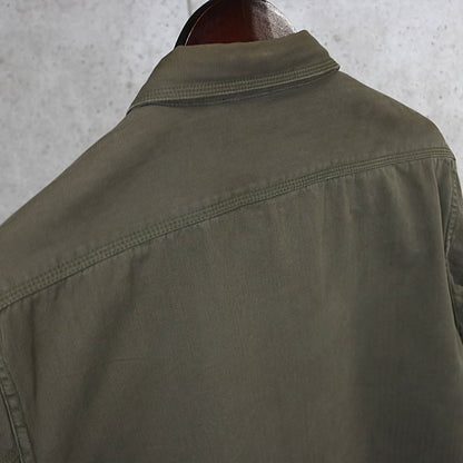 CHROME HEARTS BS Fleur Button Military Shirt Khaki Size XL