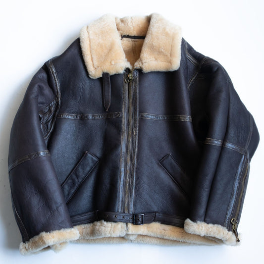 Willis & Geiger RAF Shearling Bomber Jacket Size 40