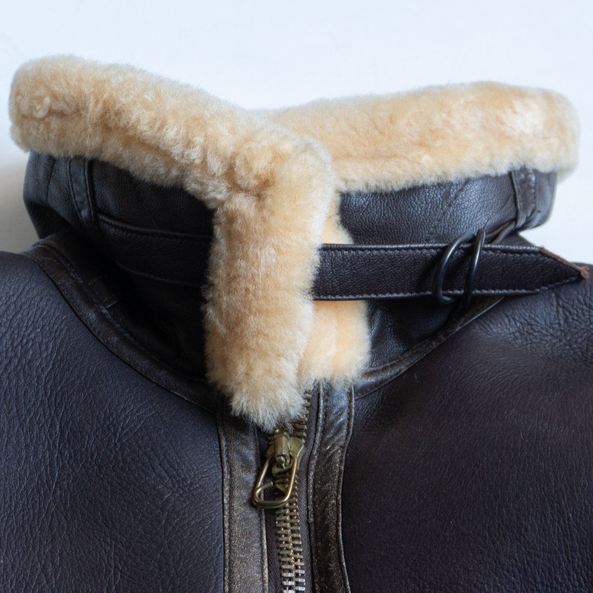 Willis & Geiger RAF Shearling Bomber Jacket Size 40