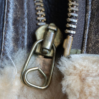 Willis & Geiger RAF Shearling Bomber Jacket Size 40