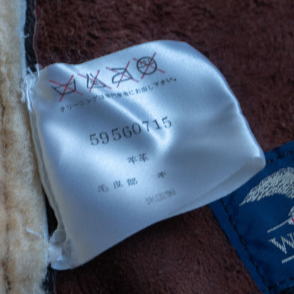 Willis & Geiger RAF Shearling Bomber Jacket Size 40