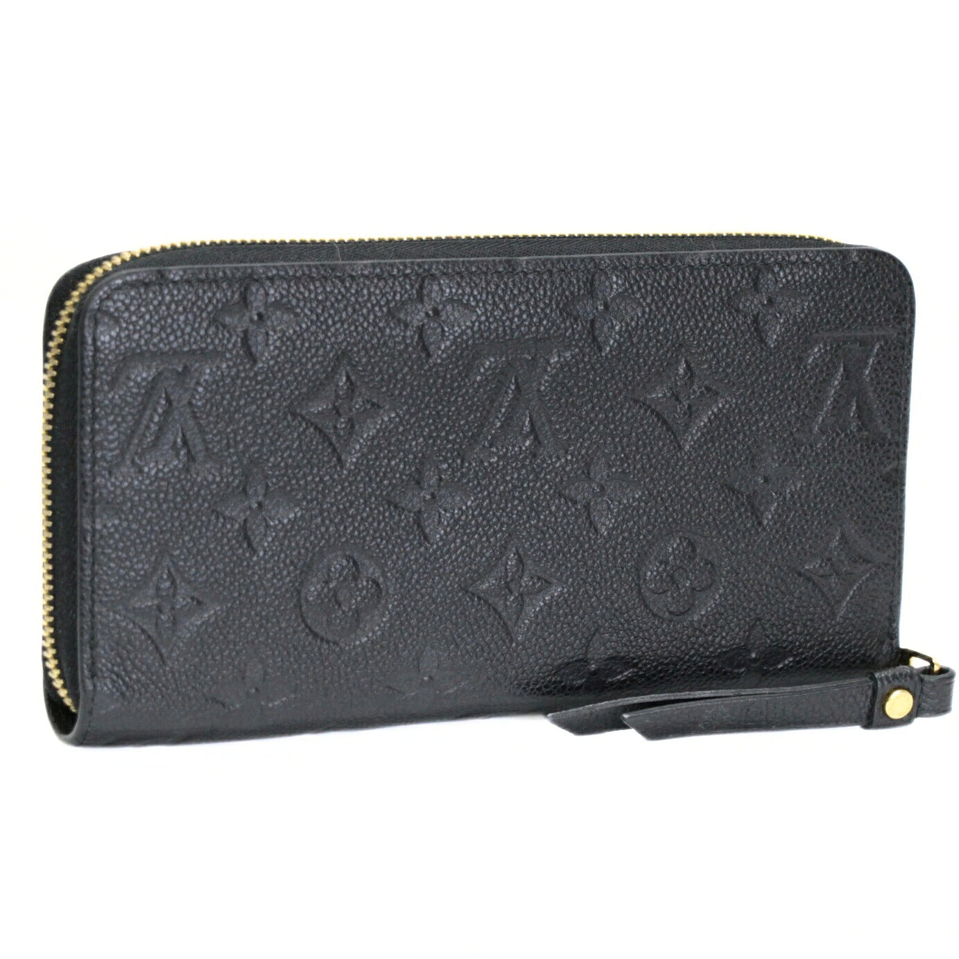 Louis Vuitton Zippy Wallet Black Wallet Size ONE SIZE