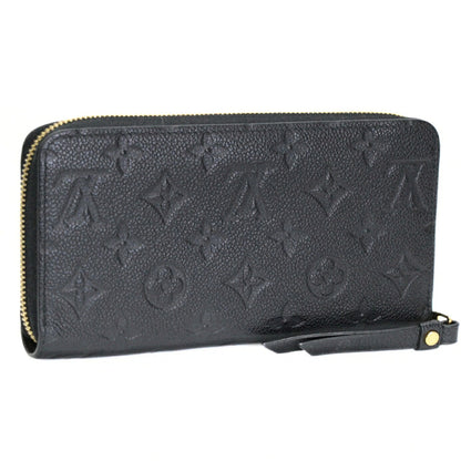 Louis Vuitton Zippy Wallet Black Wallet Size ONE SIZE
