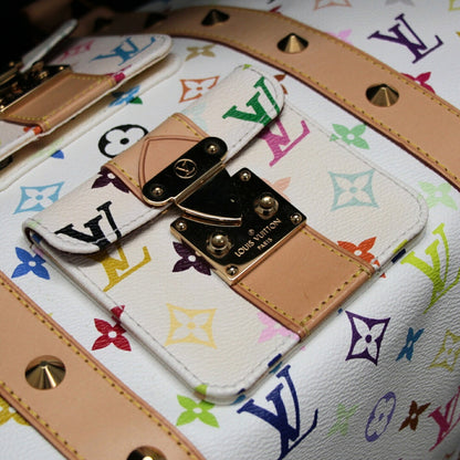 Louis Vuitton Keepall 45 Monogram Bag White Size ONE SIZE