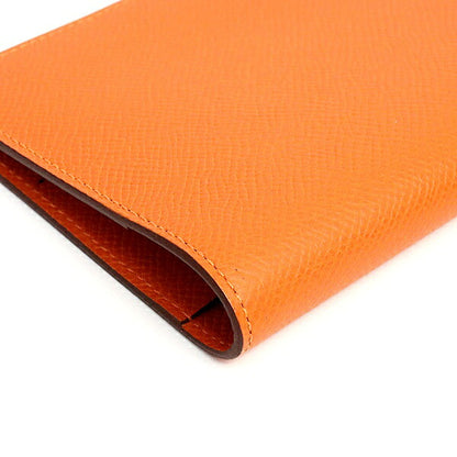 HERMES Agenda Vision 2 Epsom Leather Cover Orange