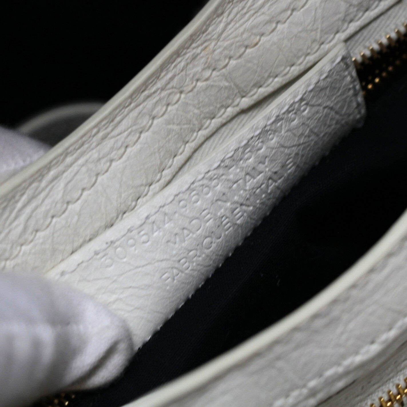 BALENCIAGA Giant Mini City 2-Way Bag White Size ONE SIZE