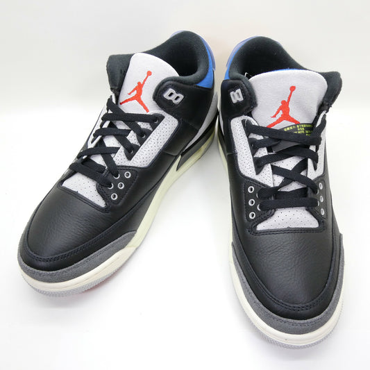 NIKE AIR JORDAN 3 Retro OG Rare Air Sneakers Multi Size 27.0