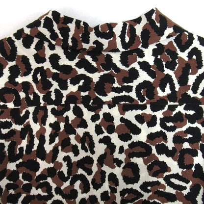 WACKO MARIA Leopard Long Sleeve Shirt Brown Size L