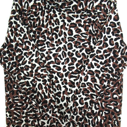WACKO MARIA Leopard Long Sleeve Shirt Brown Size L