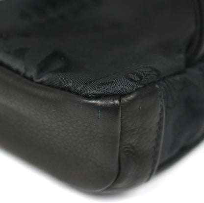 CHROME HEARTS Multi Logo Leather Wrist Bag Size ONE SIZE