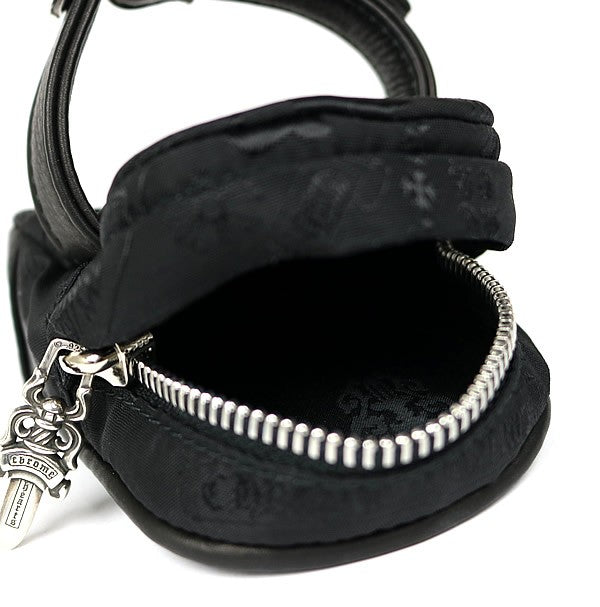 CHROME HEARTS Multi Logo Leather Wrist Bag Size ONE SIZE