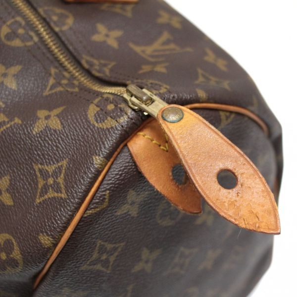 Louis Vuitton Speedy 35 Monogram Bag Brown Size ONE SIZE