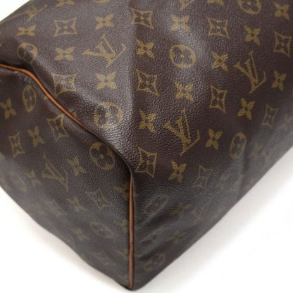 Louis Vuitton Speedy 35 Monogram Bag Brown Size ONE SIZE