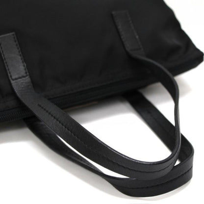 PRADA Triangle Logo Nylon Handbag Black Size ONE SIZE