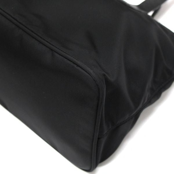 PRADA Triangle Logo Nylon Handbag Black Size ONE SIZE