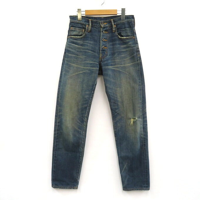 SUGARHILL 22AW Faded Classic Denim Pants Blue Size 28