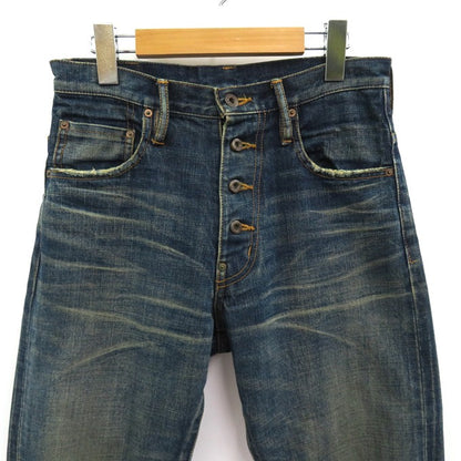 SUGARHILL 22AW Faded Classic Denim Pants Blue Size 28