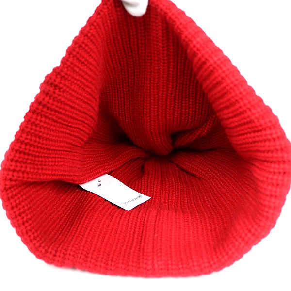 CHROME HEARTS 3 Star Patch Cashmere Beanie Red
