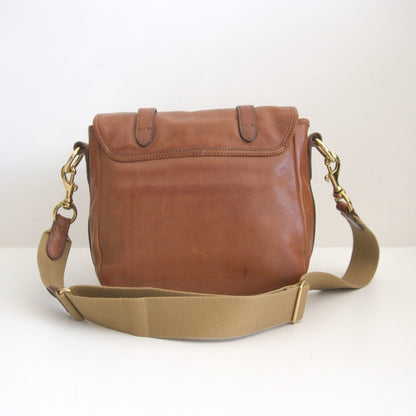 Ralph Lauren Leather Shoulder Bag Brown