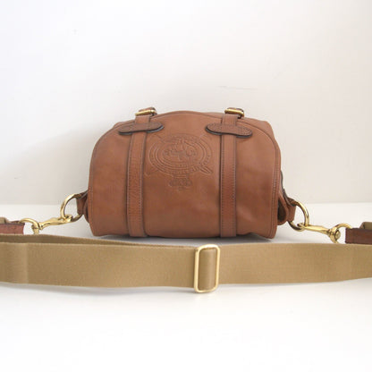 Ralph Lauren Leather Shoulder Bag Brown