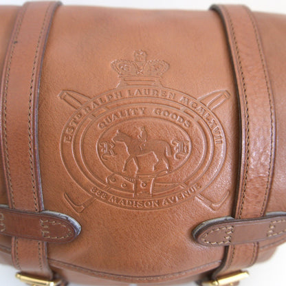 Ralph Lauren Leather Shoulder Bag Brown