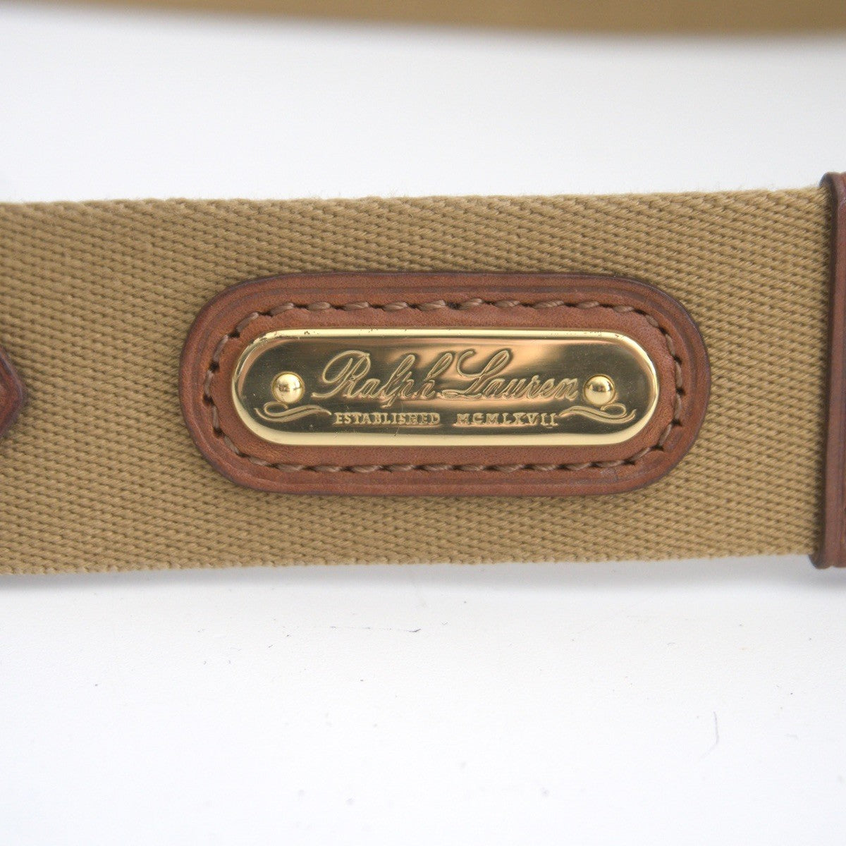 Ralph Lauren Leather Shoulder Bag Brown