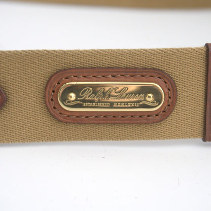 Ralph Lauren Leather Shoulder Bag Brown