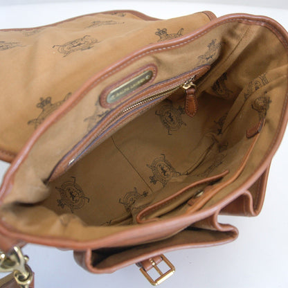 Ralph Lauren Leather Shoulder Bag Brown