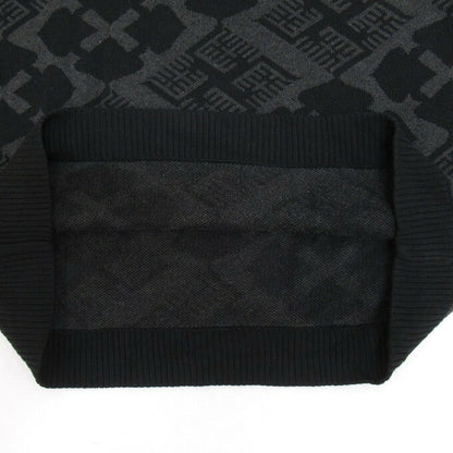BUDSPOOL GAKKIN Jacquard Sweater Black/Gray Size L