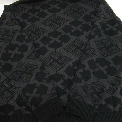 BUDSPOOL GAKKIN Jacquard Sweater Black/Gray Size L