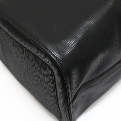 Louis Vuitton Keepall 45 Epi Leather Bag Black Size ONE SIZE