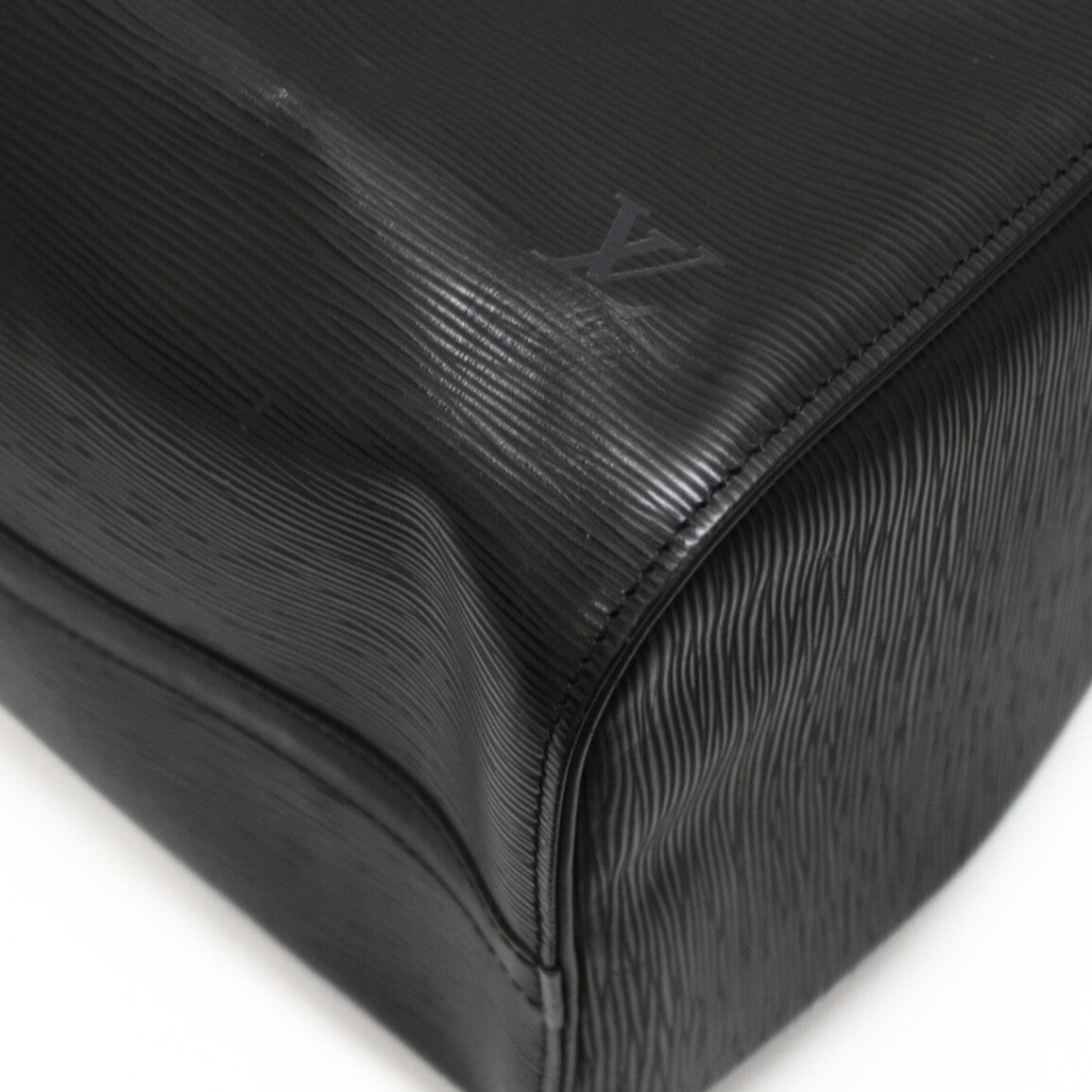Louis Vuitton Keepall 45 Epi Leather Bag Black Size ONE SIZE