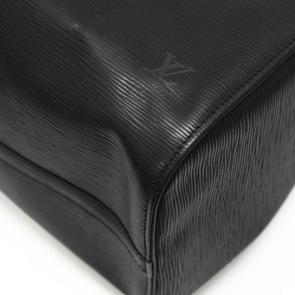 Louis Vuitton Keepall 45 Epi Leather Bag Black Size ONE SIZE