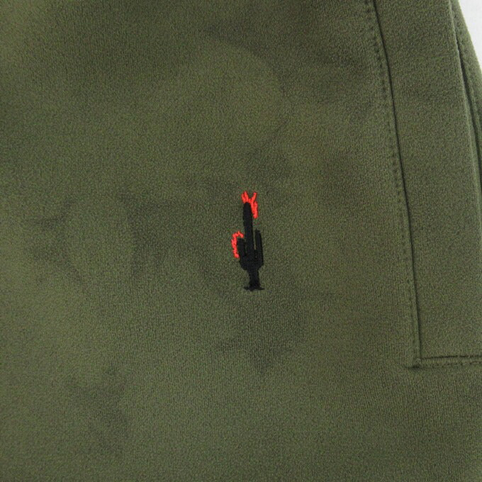 AIR JORDAN x Travis Washed Suede Shorts Green Size S