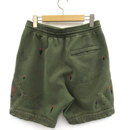 AIR JORDAN x Travis Washed Suede Shorts Green Size S