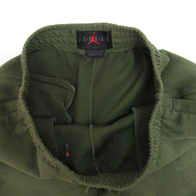 AIR JORDAN x Travis Washed Suede Shorts Green Size S