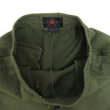 AIR JORDAN x Travis Washed Suede Shorts Green Size S