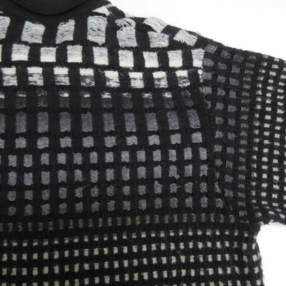 Supreme Gradient Grid Zip Up Polo Black Size S