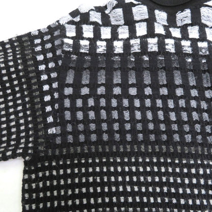 Supreme Gradient Grid Zip Up Polo Black Size S
