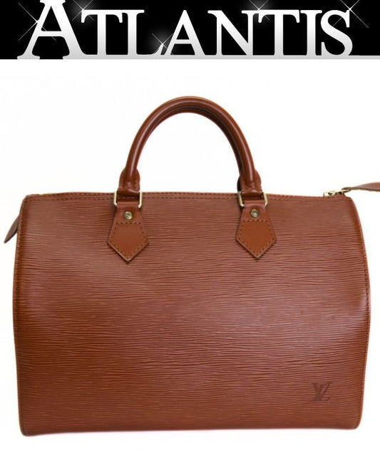 Louis Vuitton Speedy 30 Epi Brown Handbag Size ONE SIZE